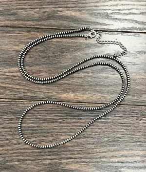 Handmade Navajo Bead Pearl Necklace