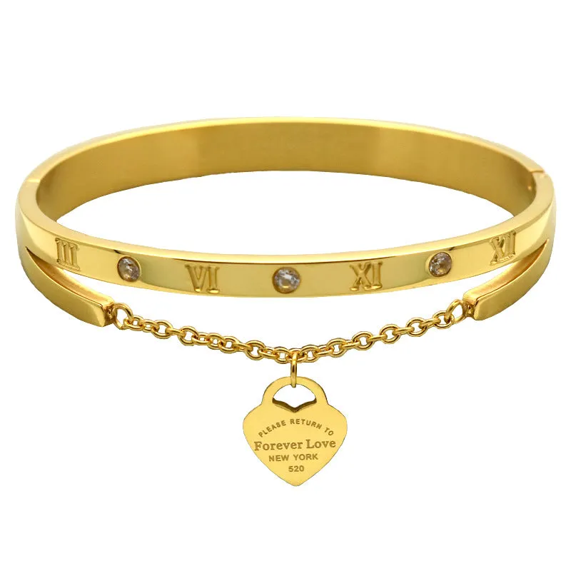 Heart shaped bracelet