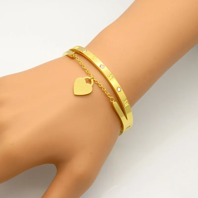 Heart shaped bracelet
