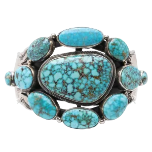 Highgrade Kingman Turquoise Cuff | Aaron Toadlena