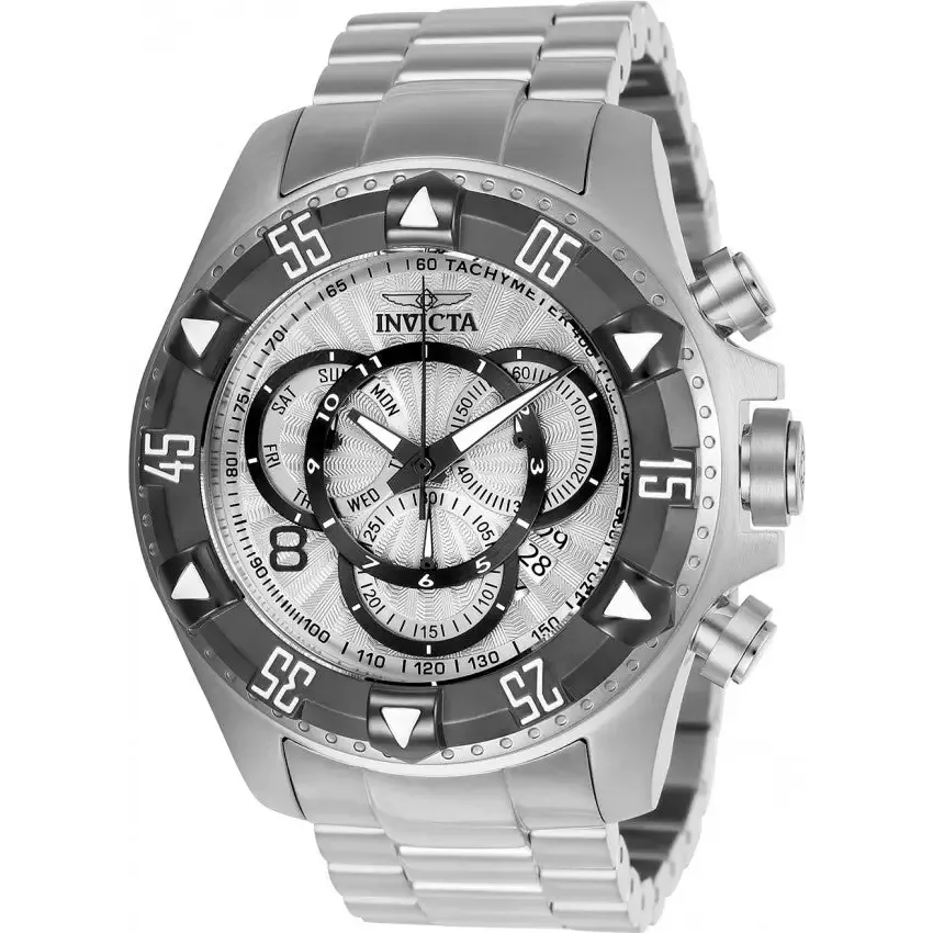 Invicta Men's Excursion Quartz Chronograph 200m Stainless Steel Watch 24262