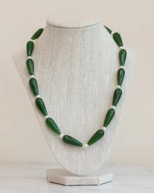 Jade Teardrop Necklace