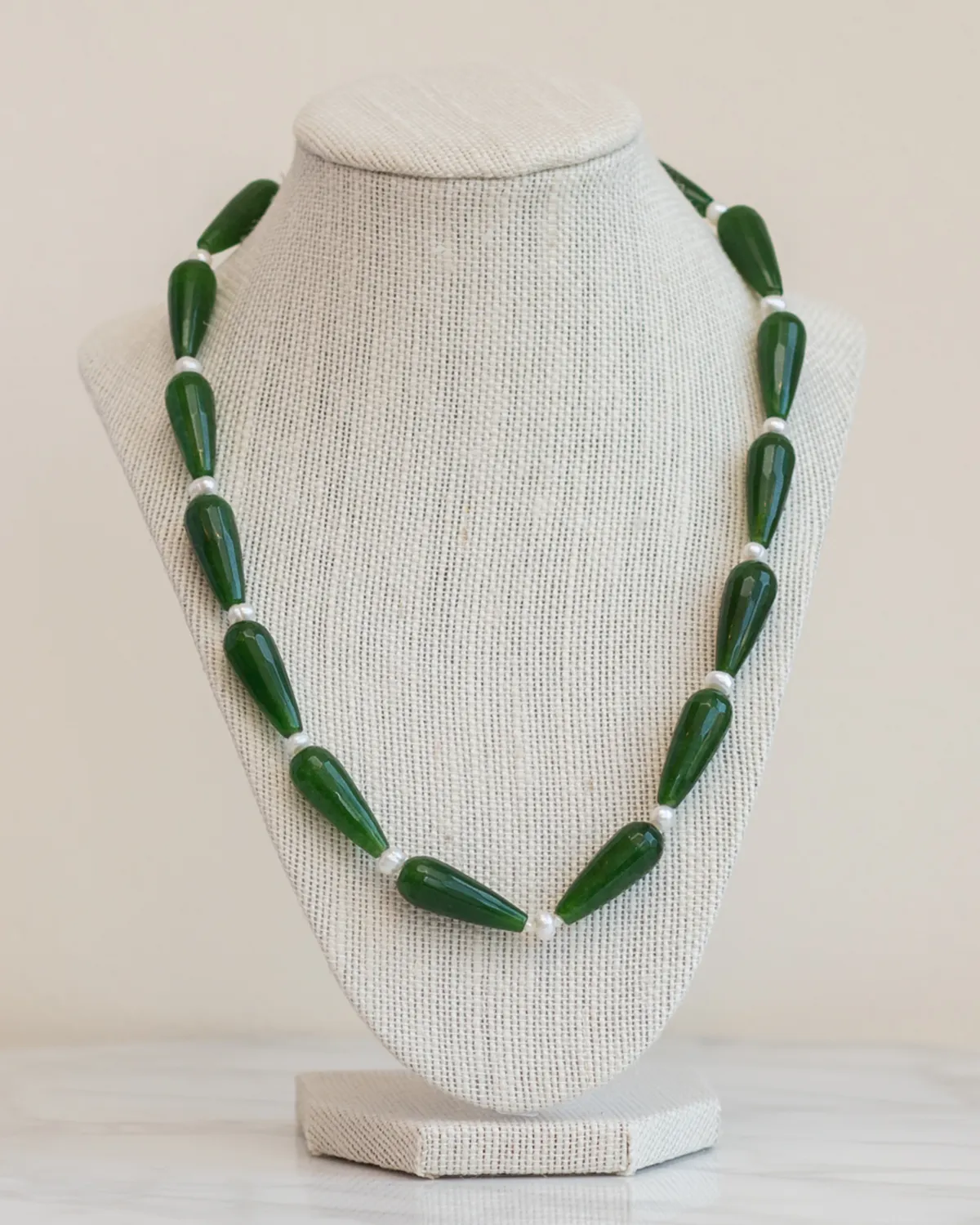 Jade Teardrop Necklace
