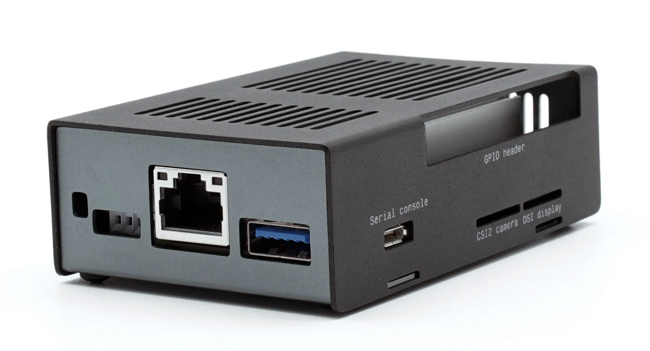 KKSB Coral Dev Board Case - Black and Grey Aluminium Enclosure