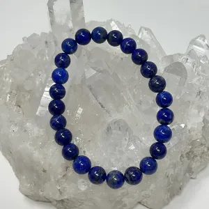 Lapis 8mm 2-Piece Round Bracelet Set