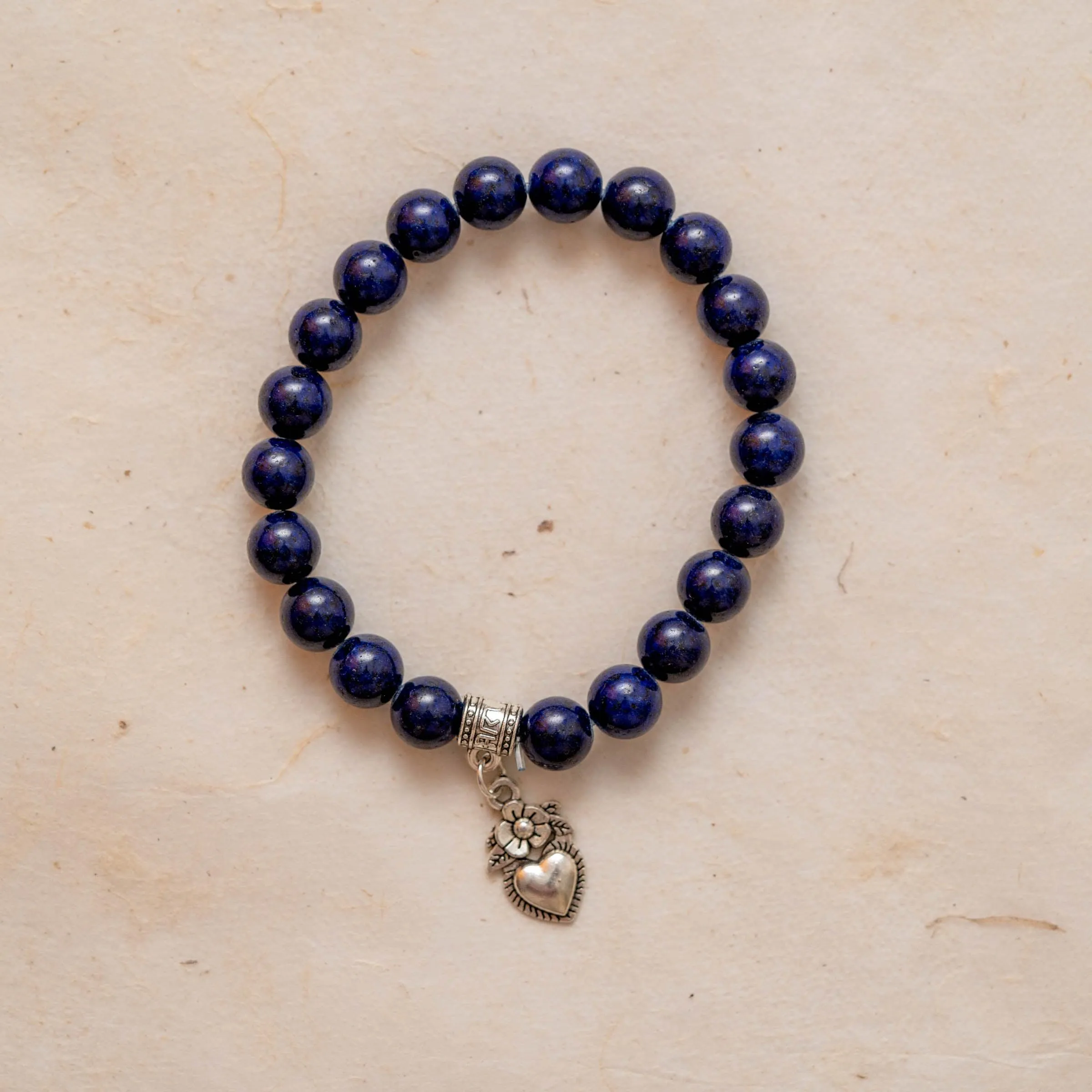 Lapis Charm Bracelet
