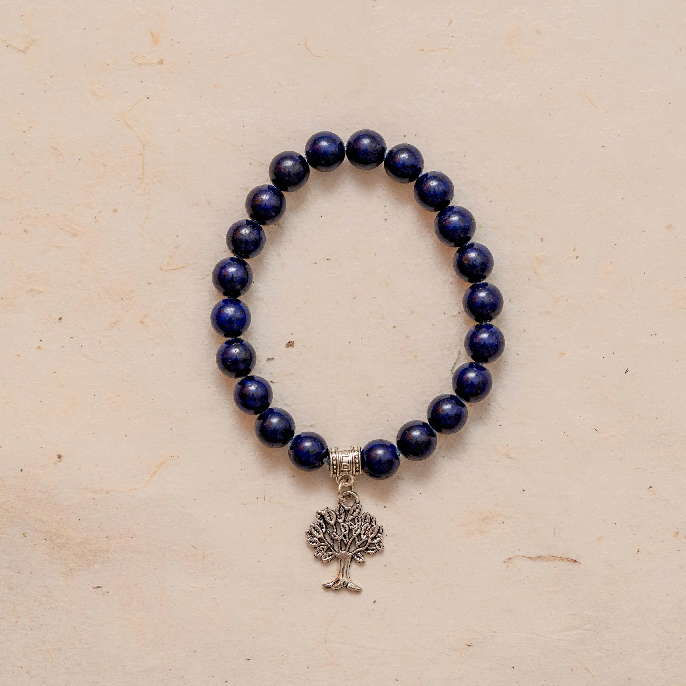 Lapis Charm Bracelet