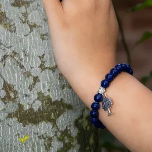 Lapis Charm Bracelet