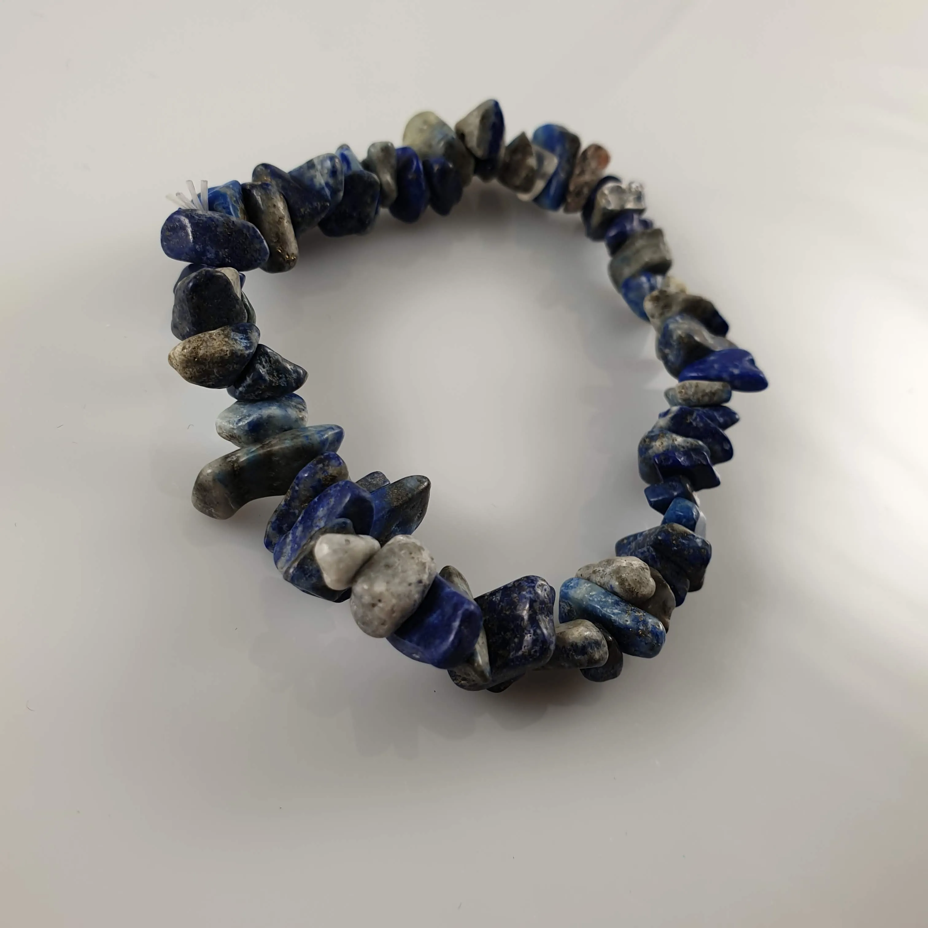 Lapis Lazuli Chip Crystal Bracelet