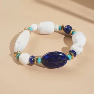 Lapis Lazuli, Dendritic Agate, Turquoise Mixed Gemstones