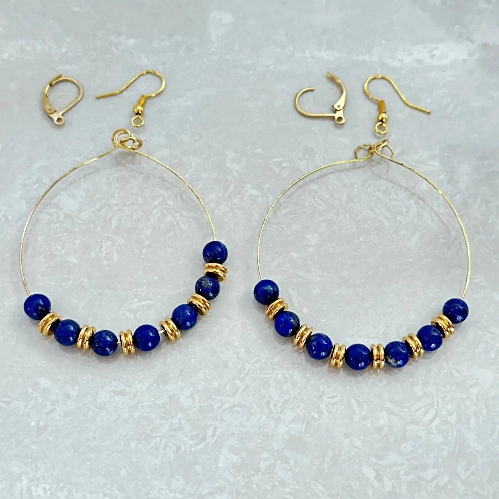 Lapis Lazuli Gemstone Earrings