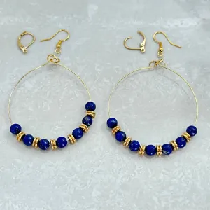 Lapis Lazuli Gemstone Earrings