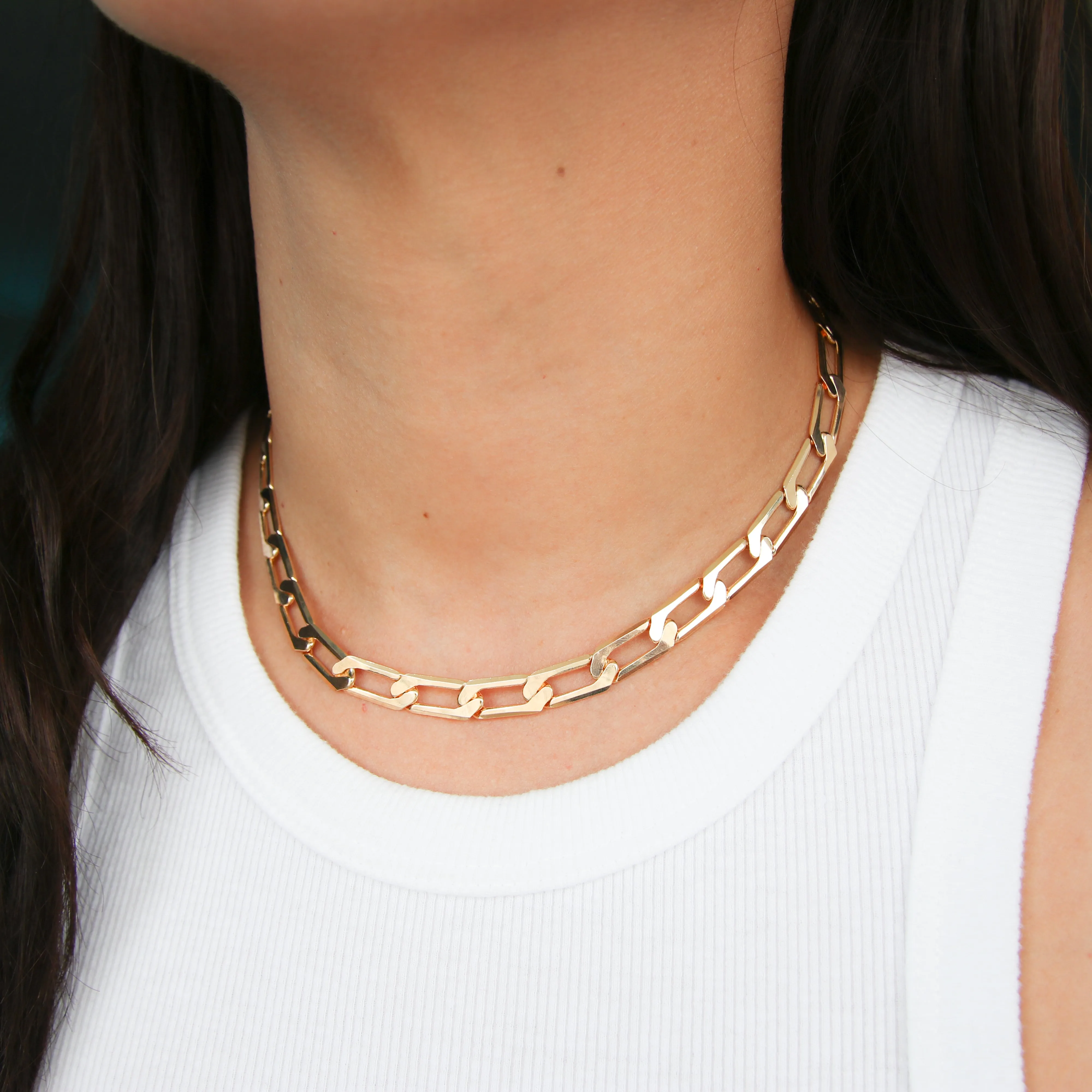 Large Link Chain Necklace