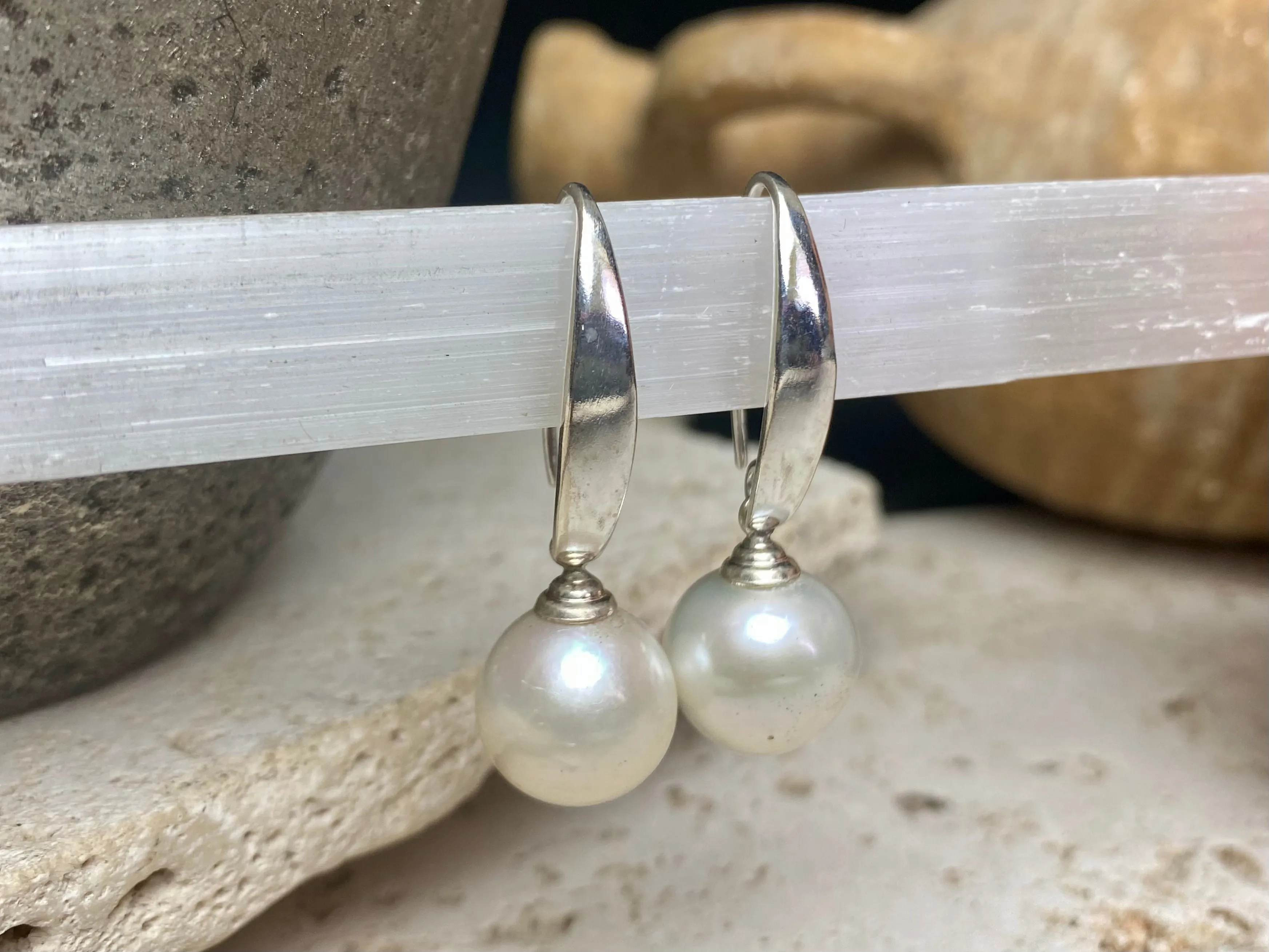 Large Pearl Earrings