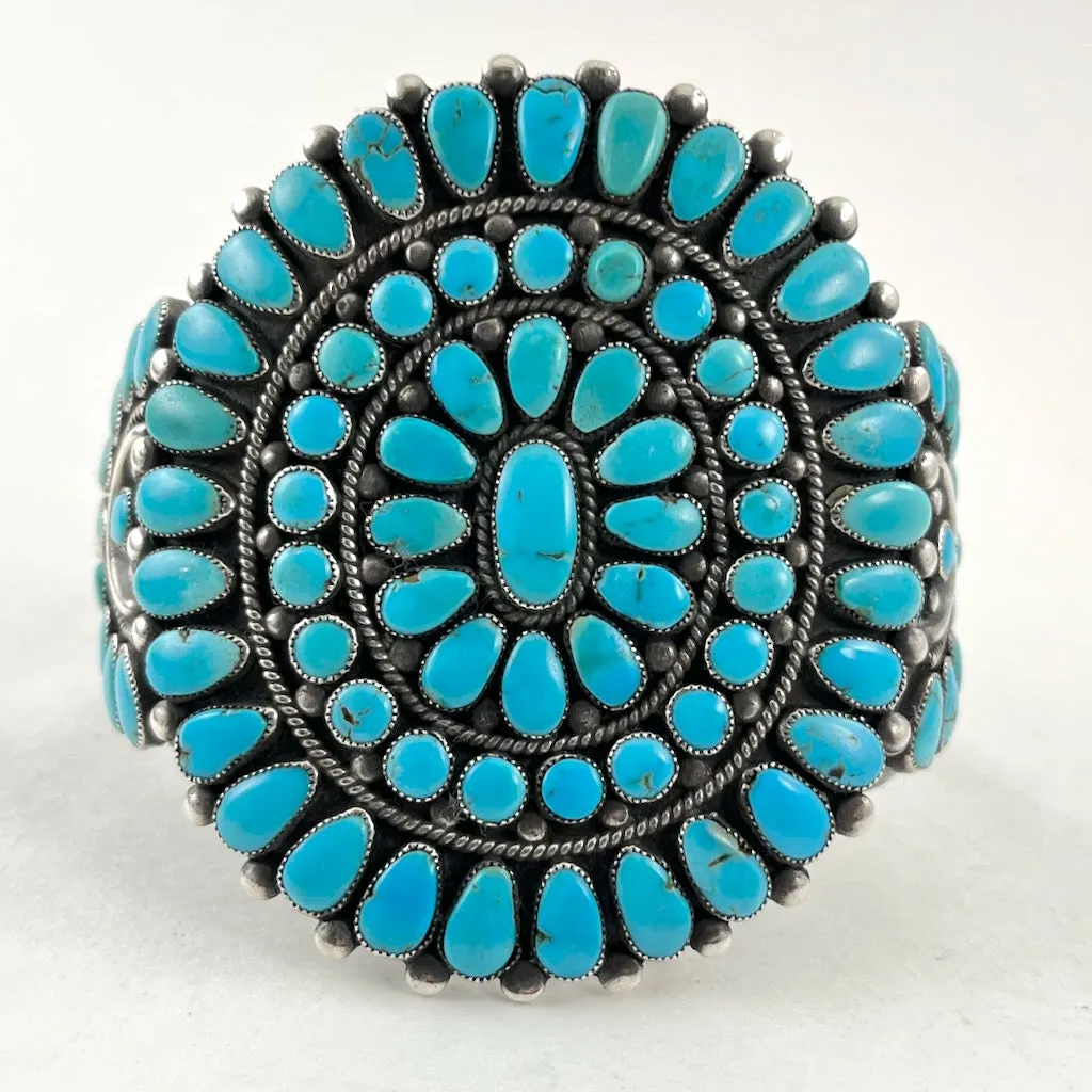Large Vintage Cluster Bracelet