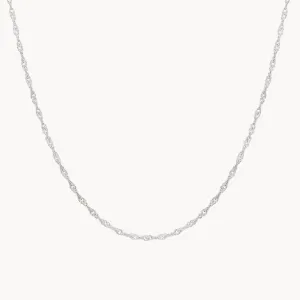 lightning strikes choker necklace silver - sterling silver