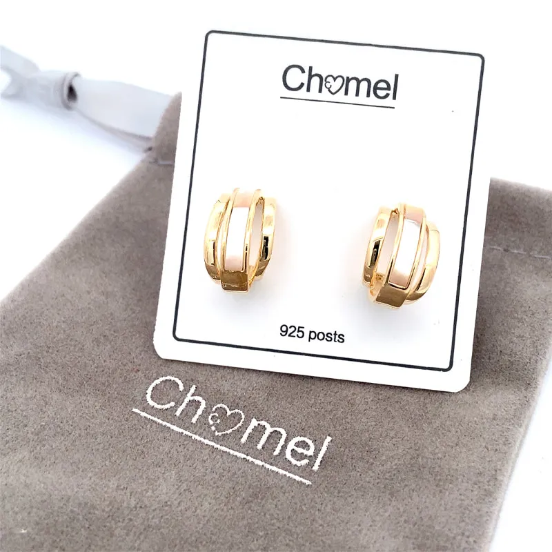 Mother of Pearl Hoop Earrings