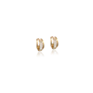 Mother of Pearl Hoop Earrings