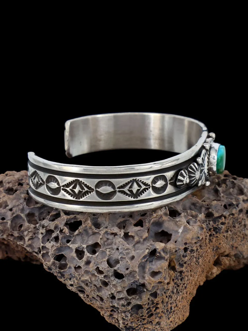 Native American Natural Royston Turquoise Cuff Bracelet