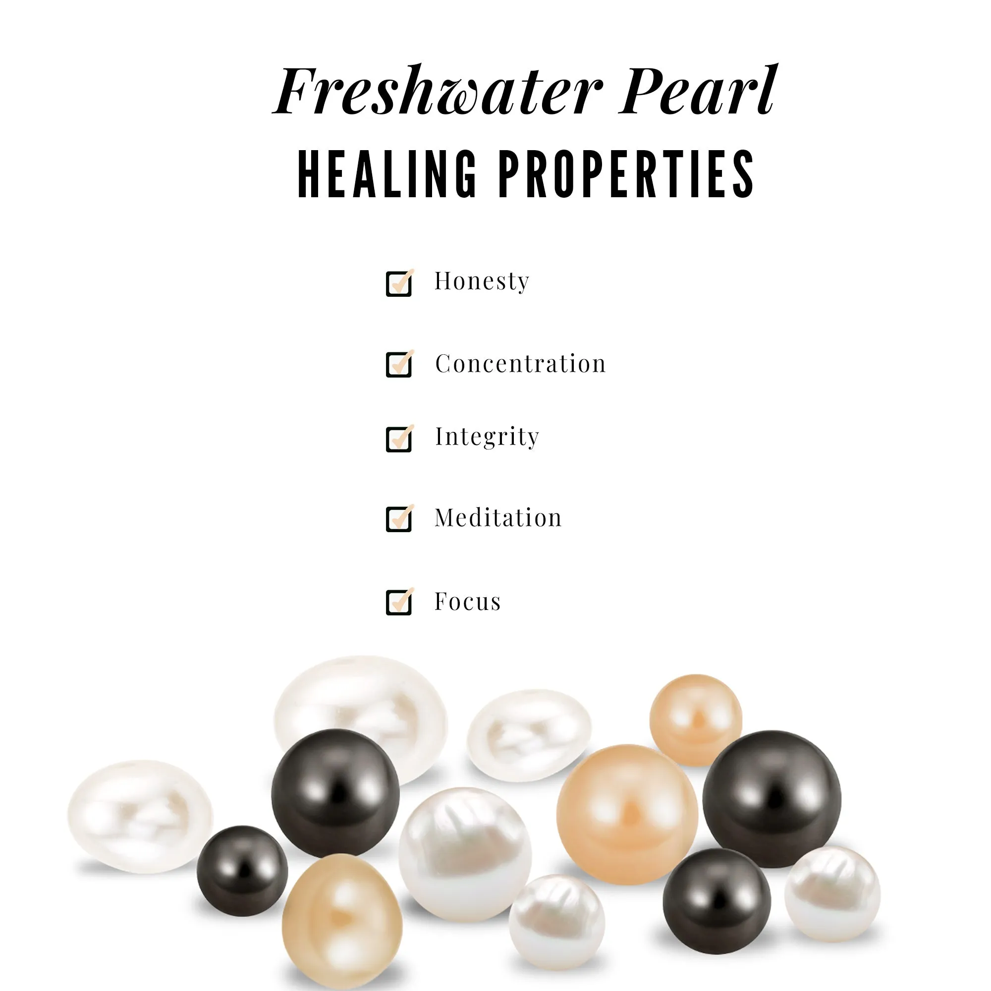 Natural Freshwater Pearl Curved Helix Earring