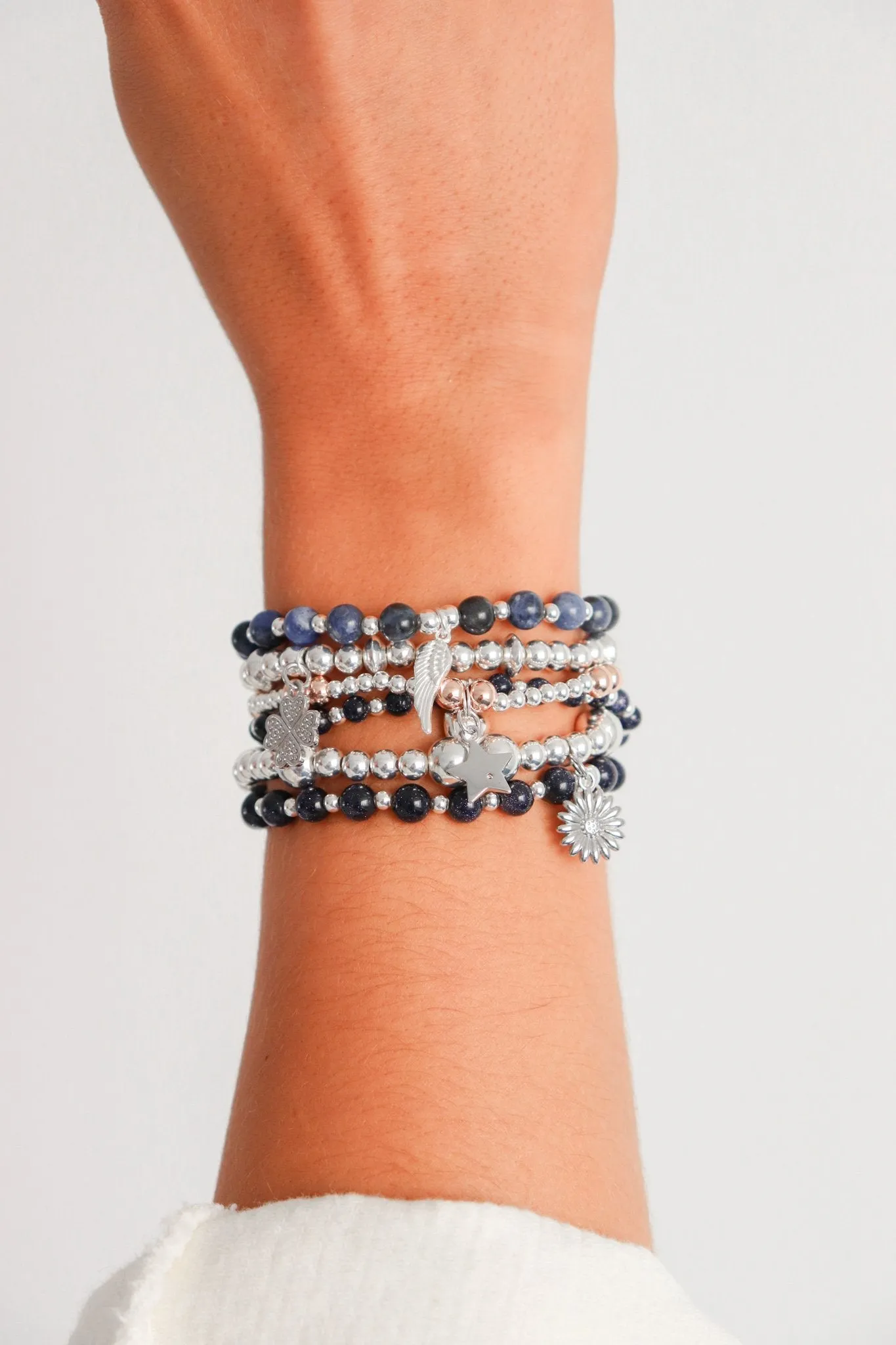 New Beginnings Chunky Stacking Bracelet