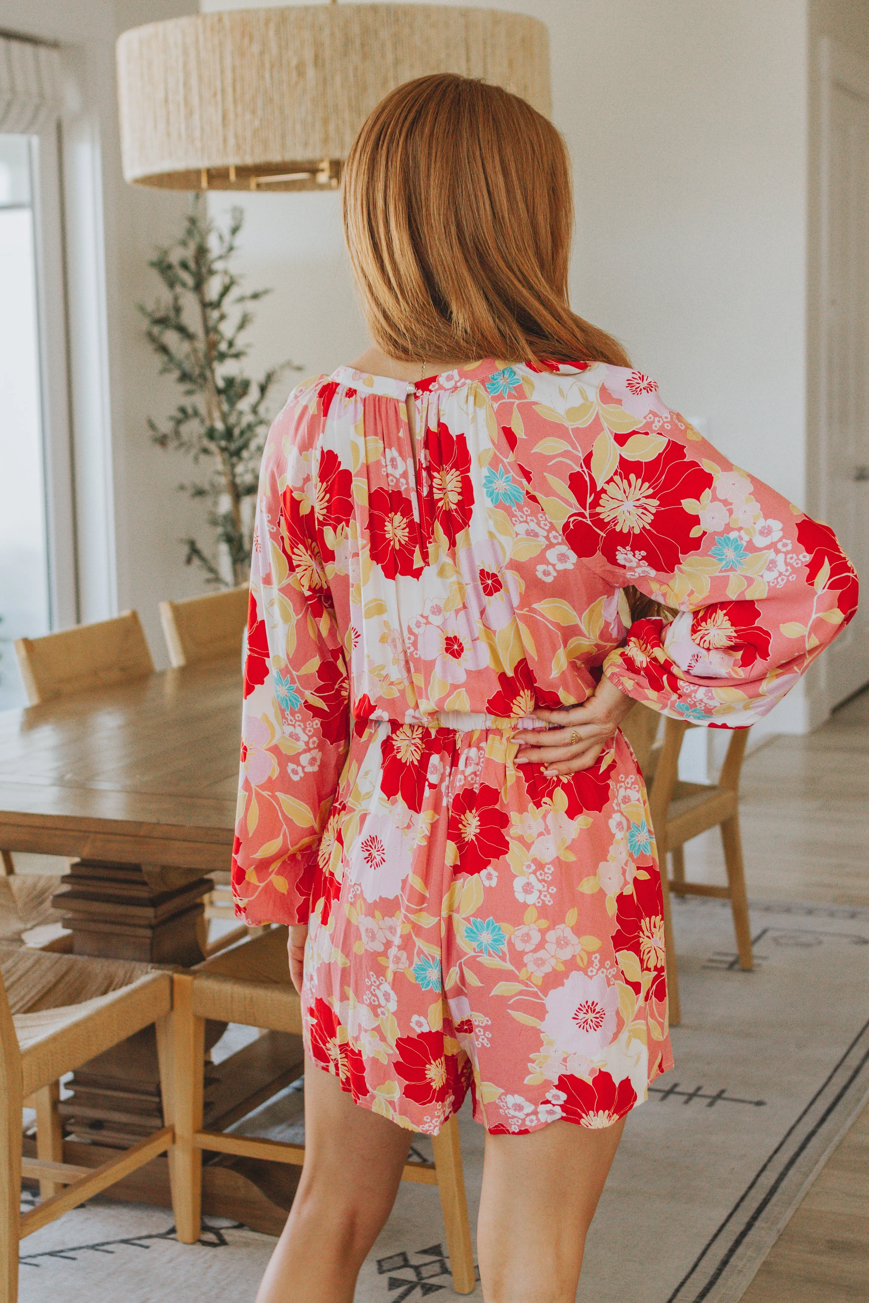 ONLINE EXCLUSIVE Rare Beauty Floral Romper