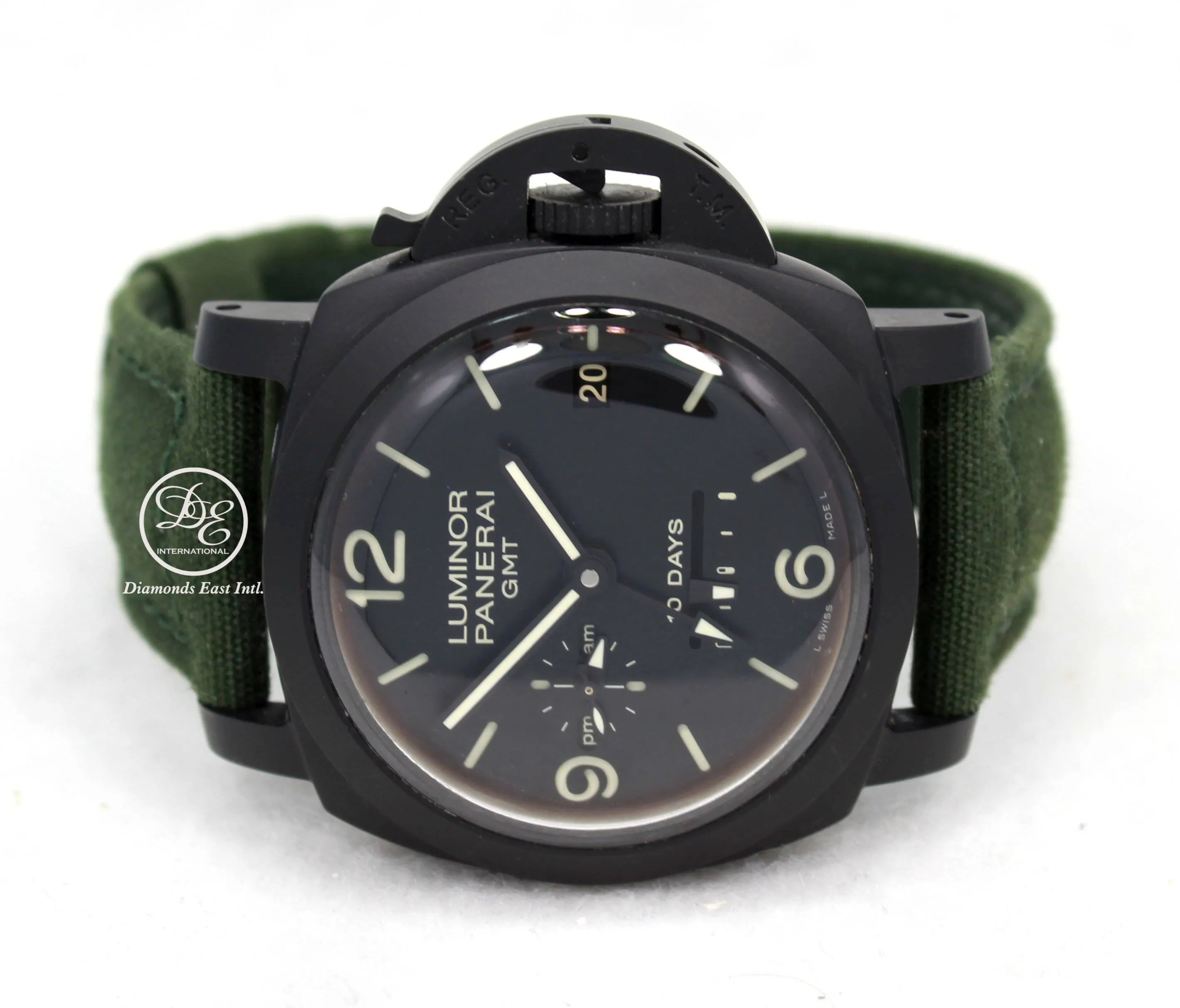 Panerai Luminor 1950 10 Days GMT PAM335 Black Ceramic Automatic BOX/PAPERS
