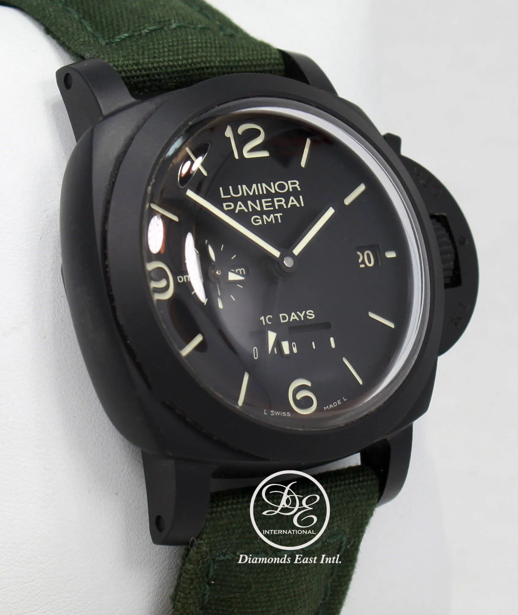 Panerai Luminor 1950 10 Days GMT PAM335 Black Ceramic Automatic BOX/PAPERS