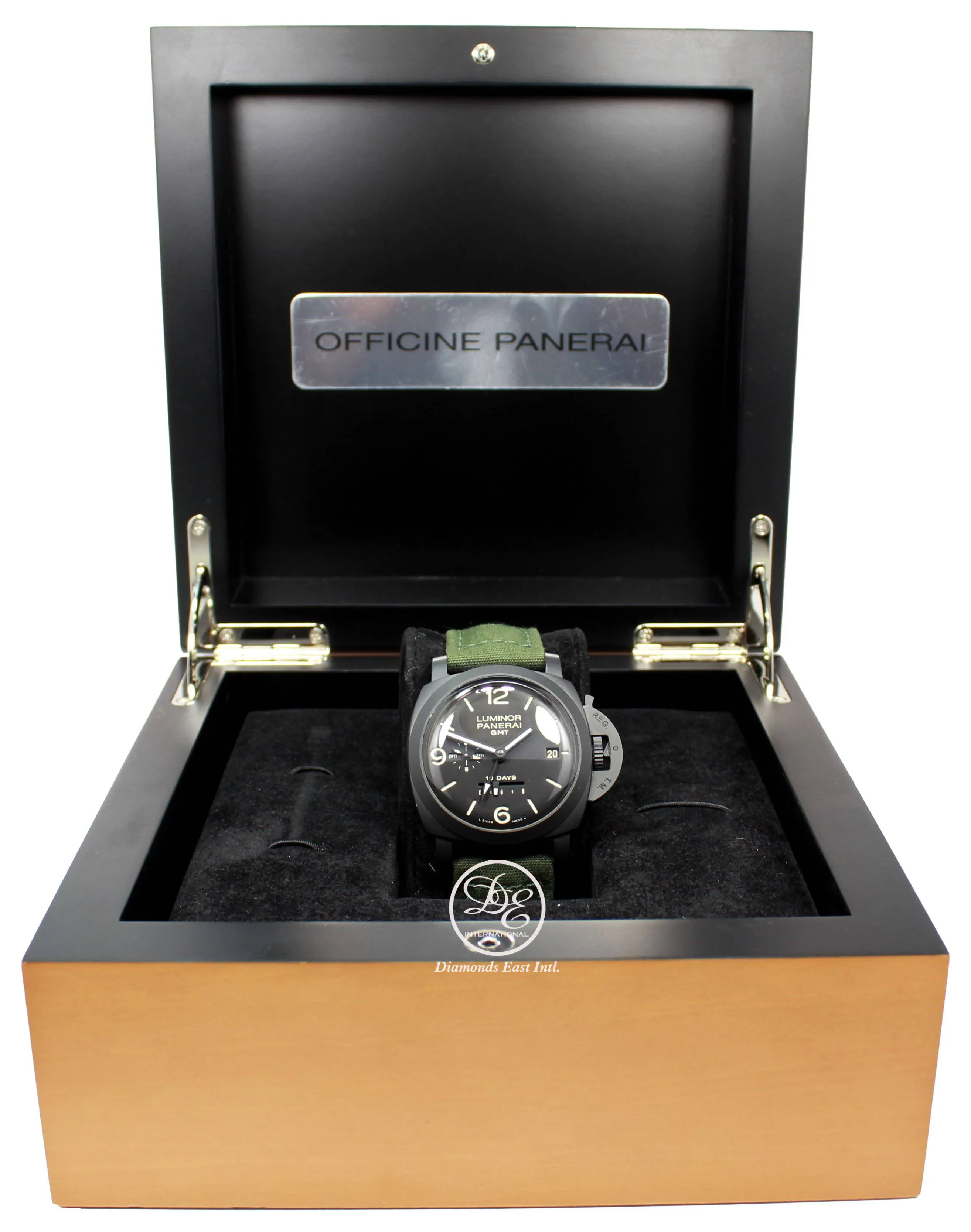 Panerai Luminor 1950 10 Days GMT PAM335 Black Ceramic Automatic BOX/PAPERS