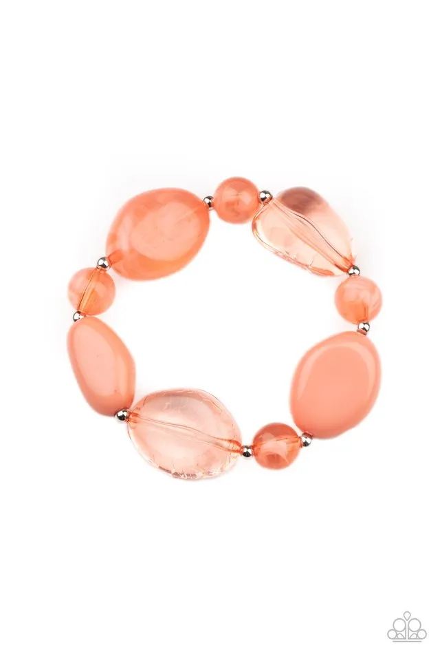 Paparazzi Bracelet ~ I Need a STAYCATION - Orange