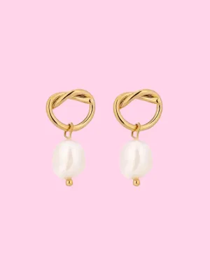 Pearl Knot Earrings