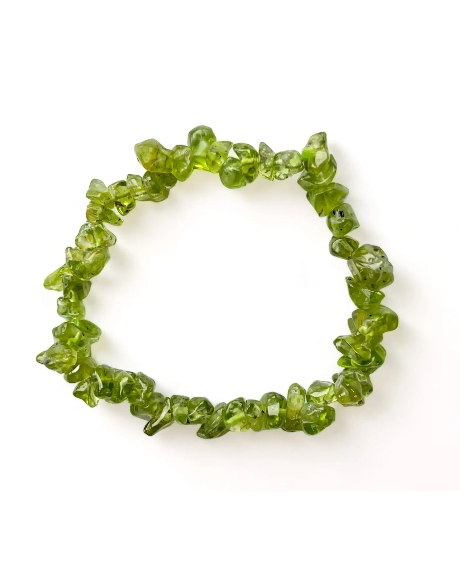 Peridot Chip Bracelet