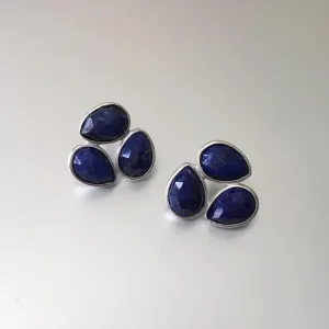 Pia Sterling Silver Studs With Lapis Lazuli