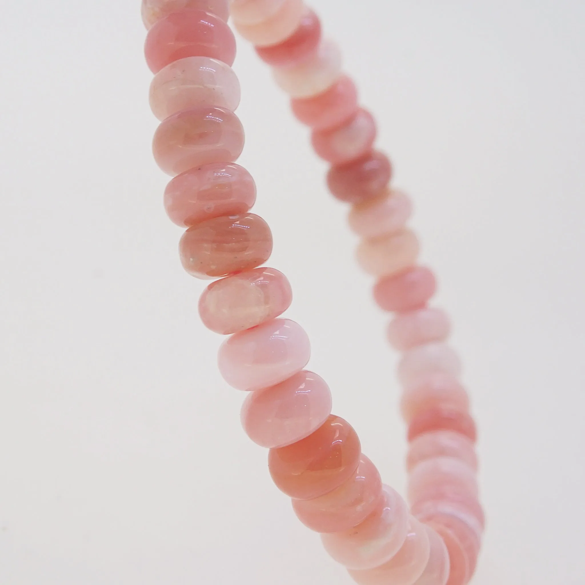Pink Opal Rondelle 10mm