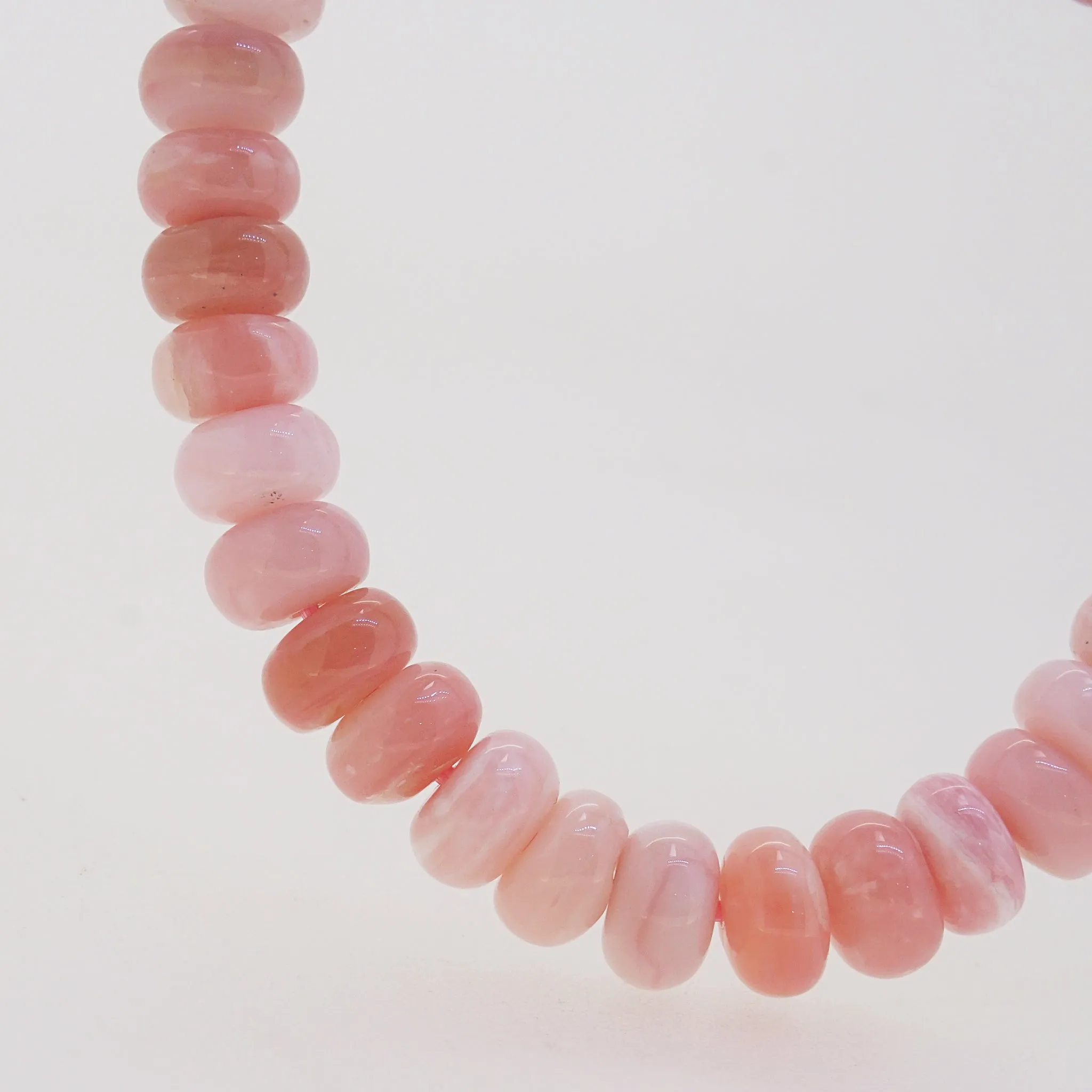 Pink Opal Rondelle 10mm