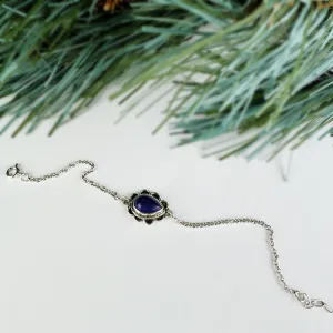 Precious Lapis Tear Bracelet - VBRC351L