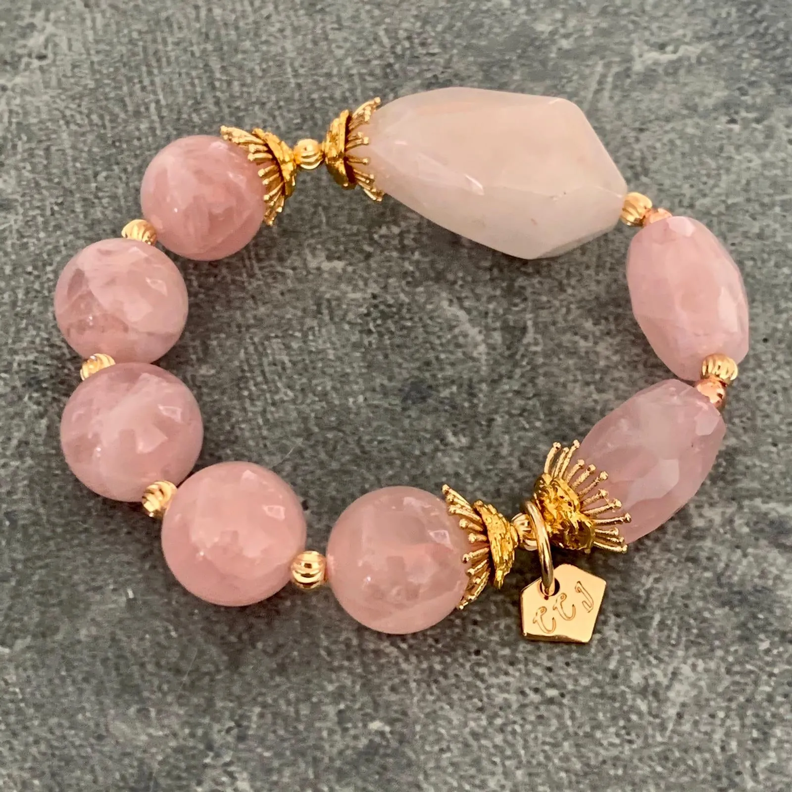 Roses & Rocks Bracelet