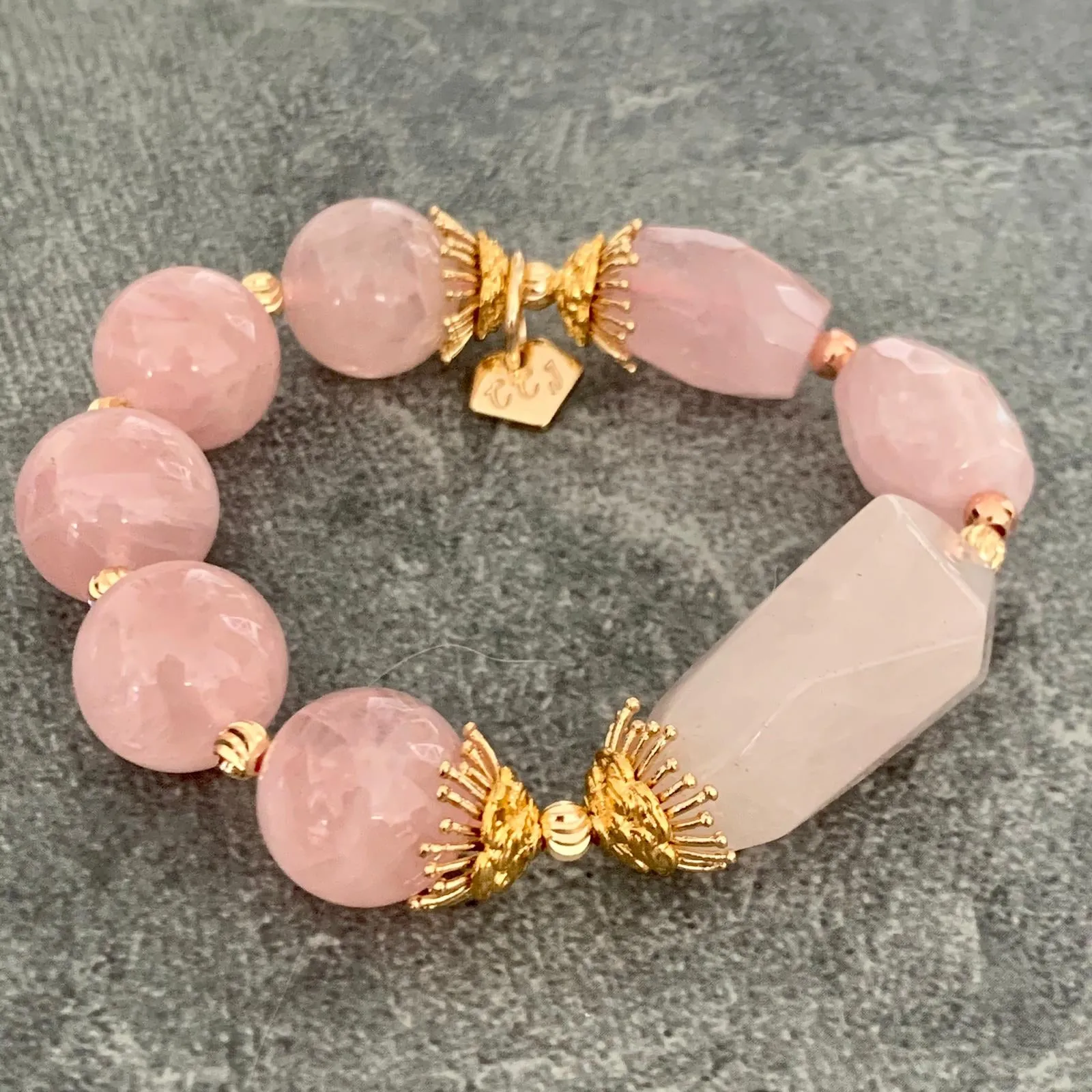 Roses & Rocks Bracelet