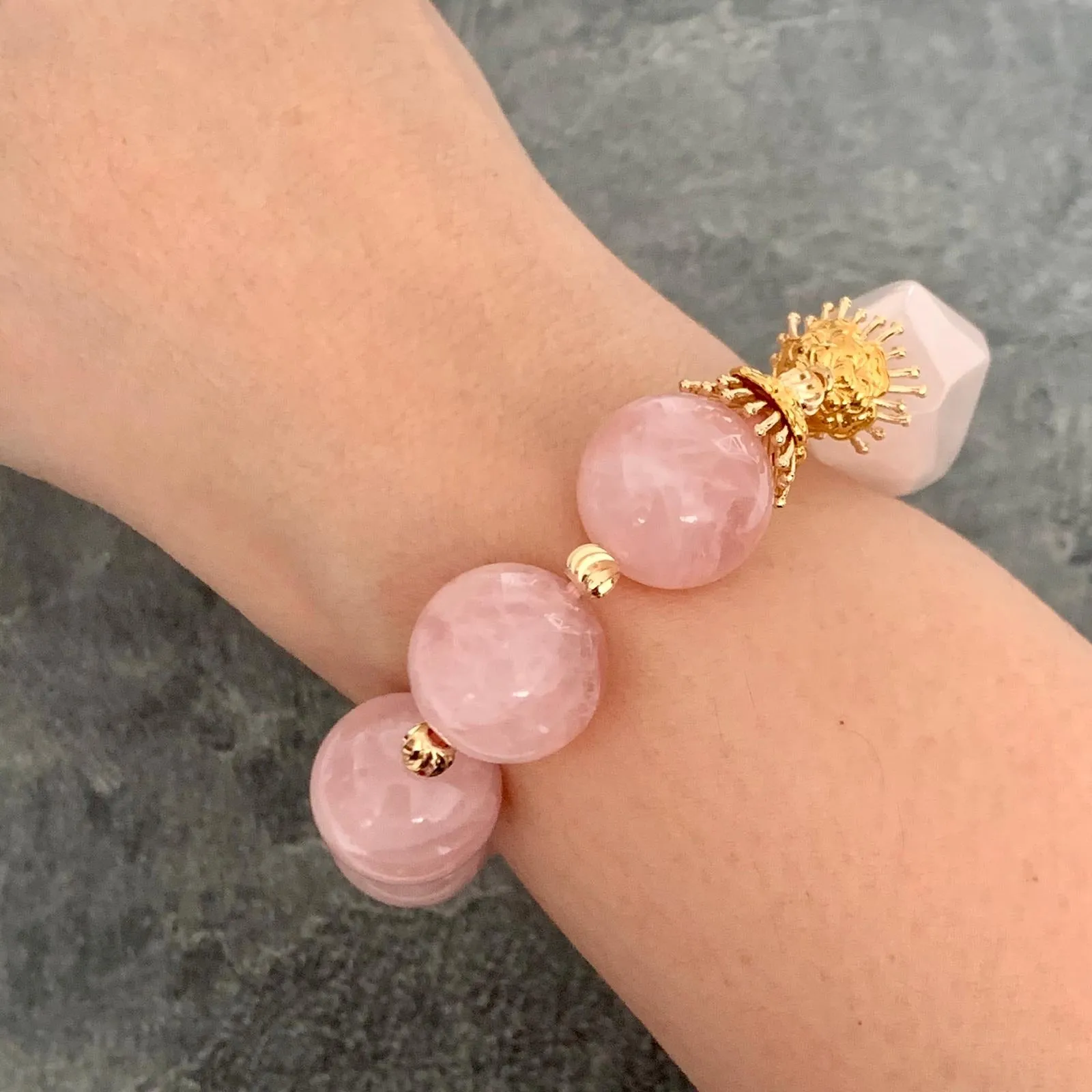 Roses & Rocks Bracelet