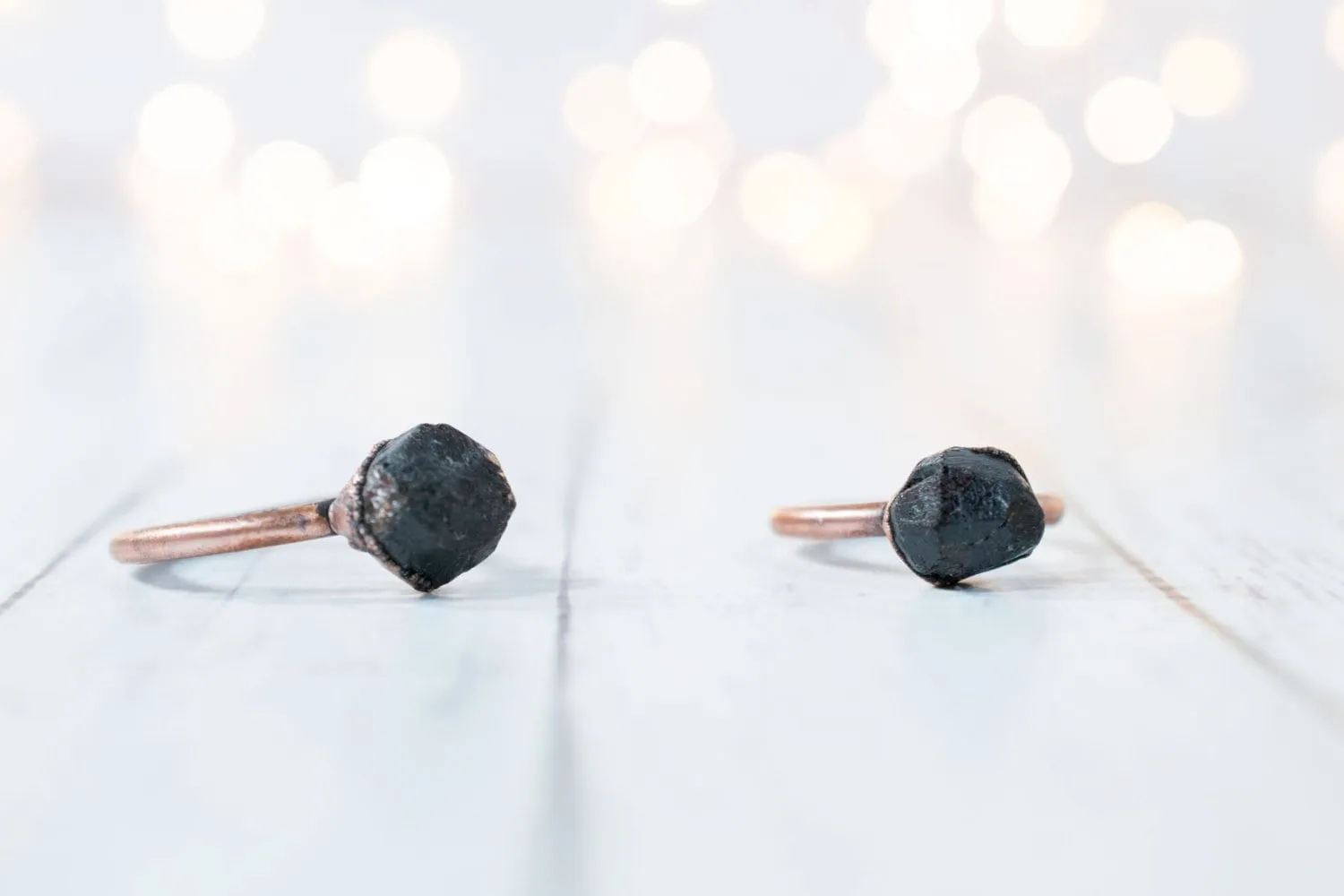 SALE Raw garnet ring | Deep Red Garnet ring