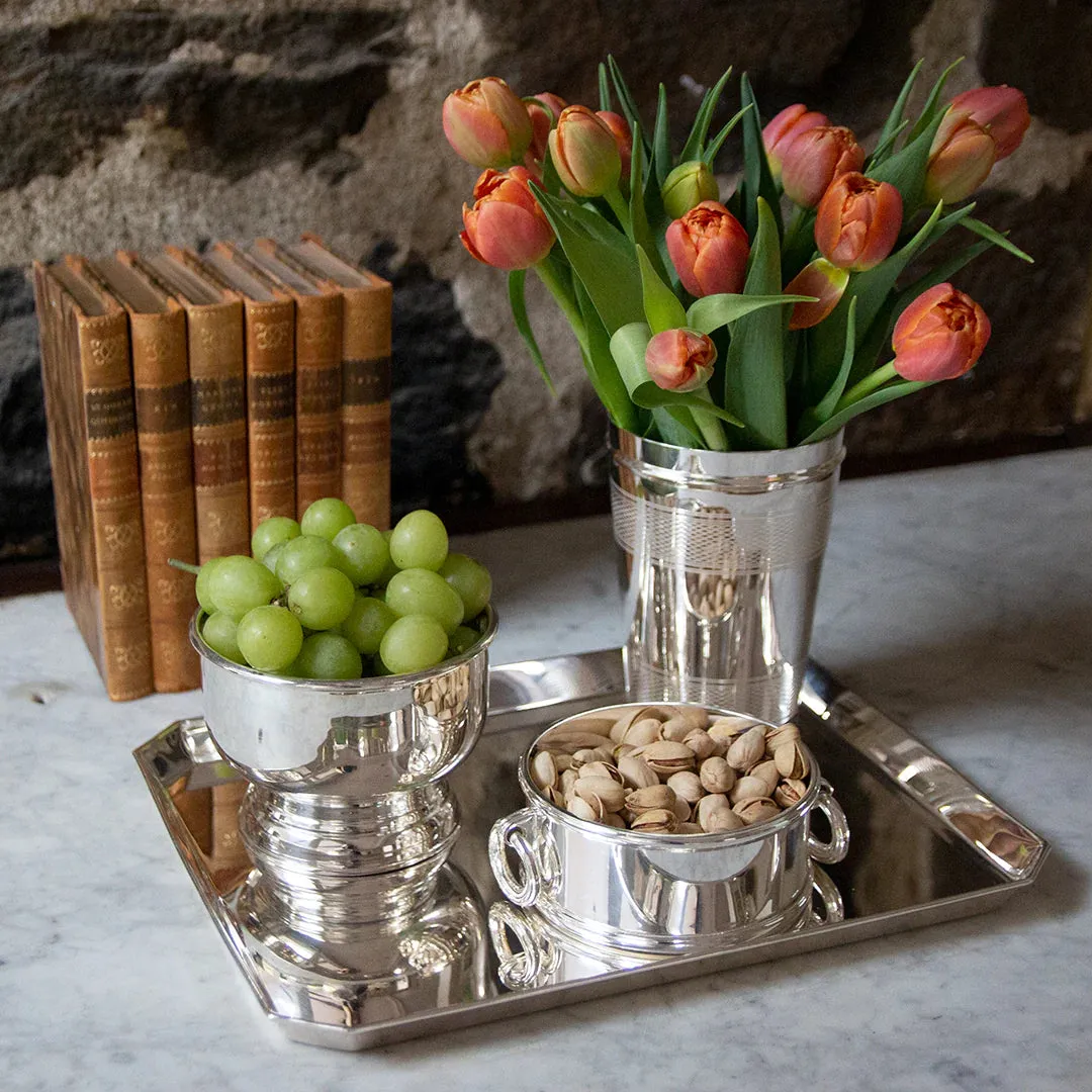 Silver Double Ring Bowl
