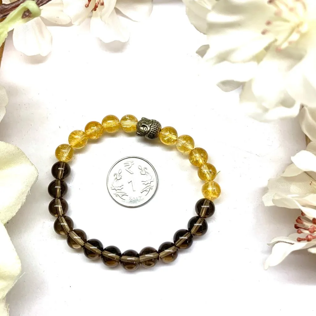 Smokey Citrine Combination Bracelet (Inner child healing)