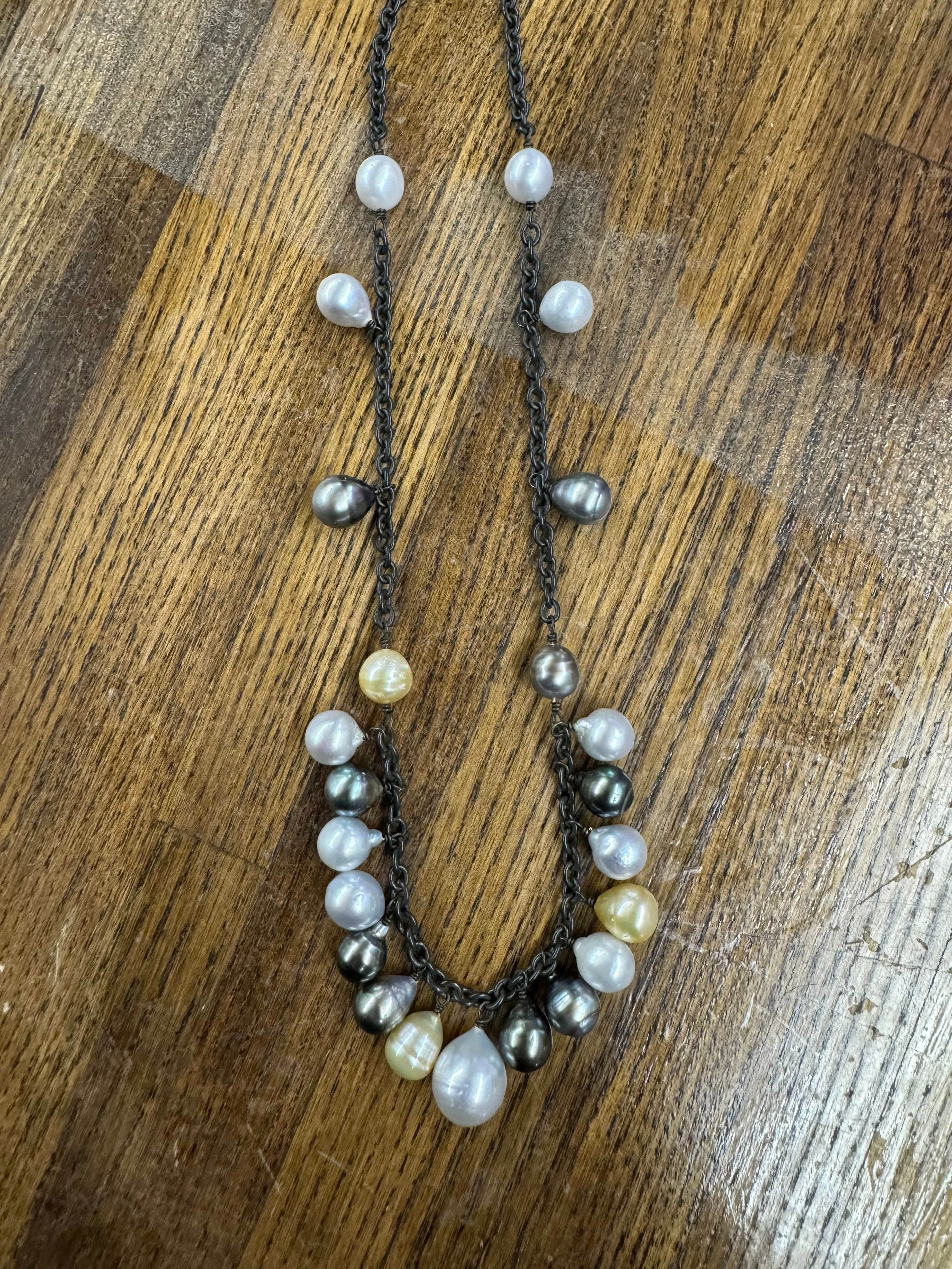 South Sea Multi Pearl Necklace