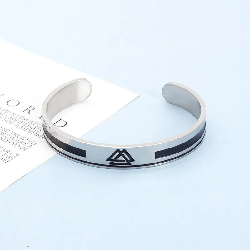 Stainless Steel Vintage Viking Fashion Bracelet