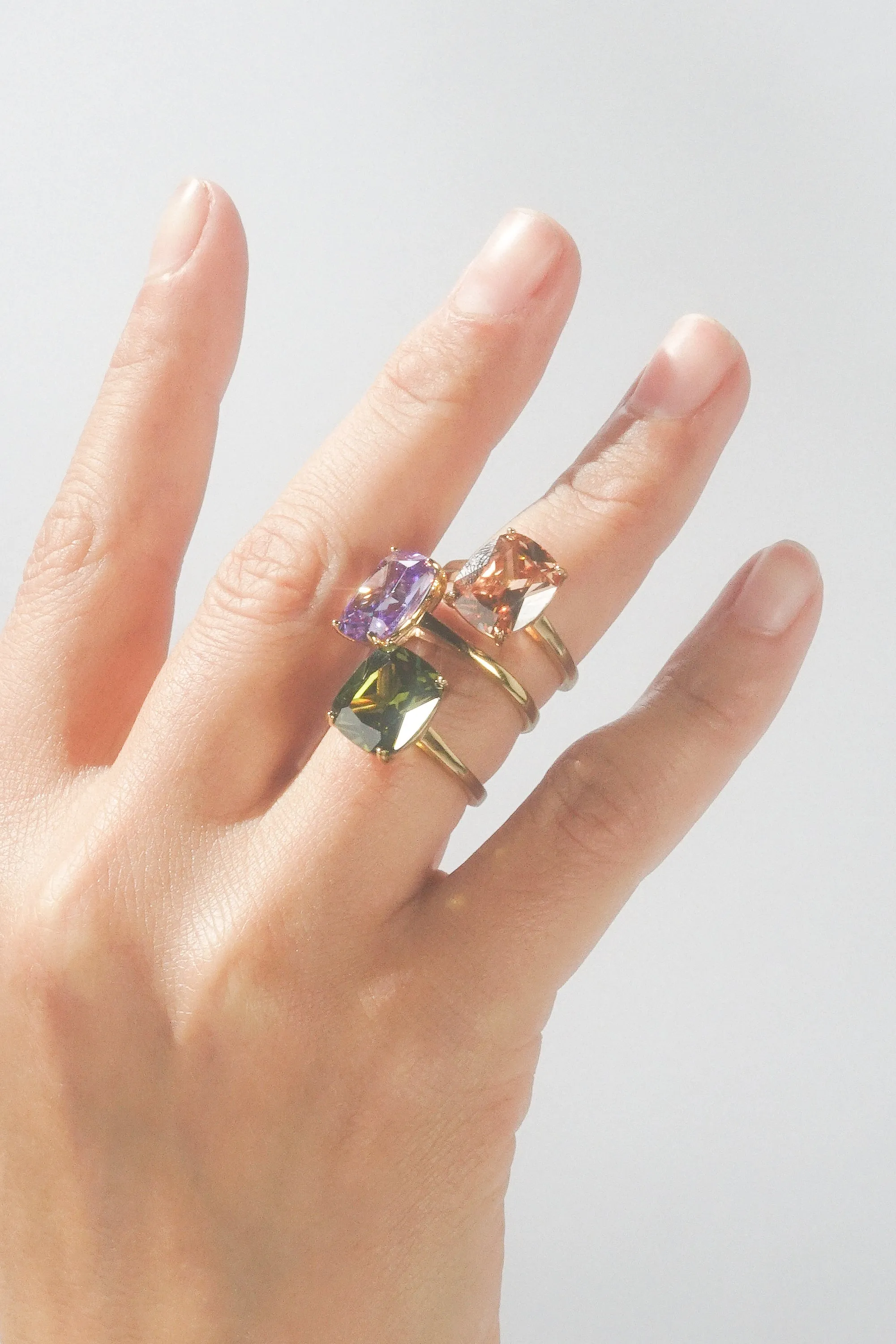Sunset Cocktail Ring
