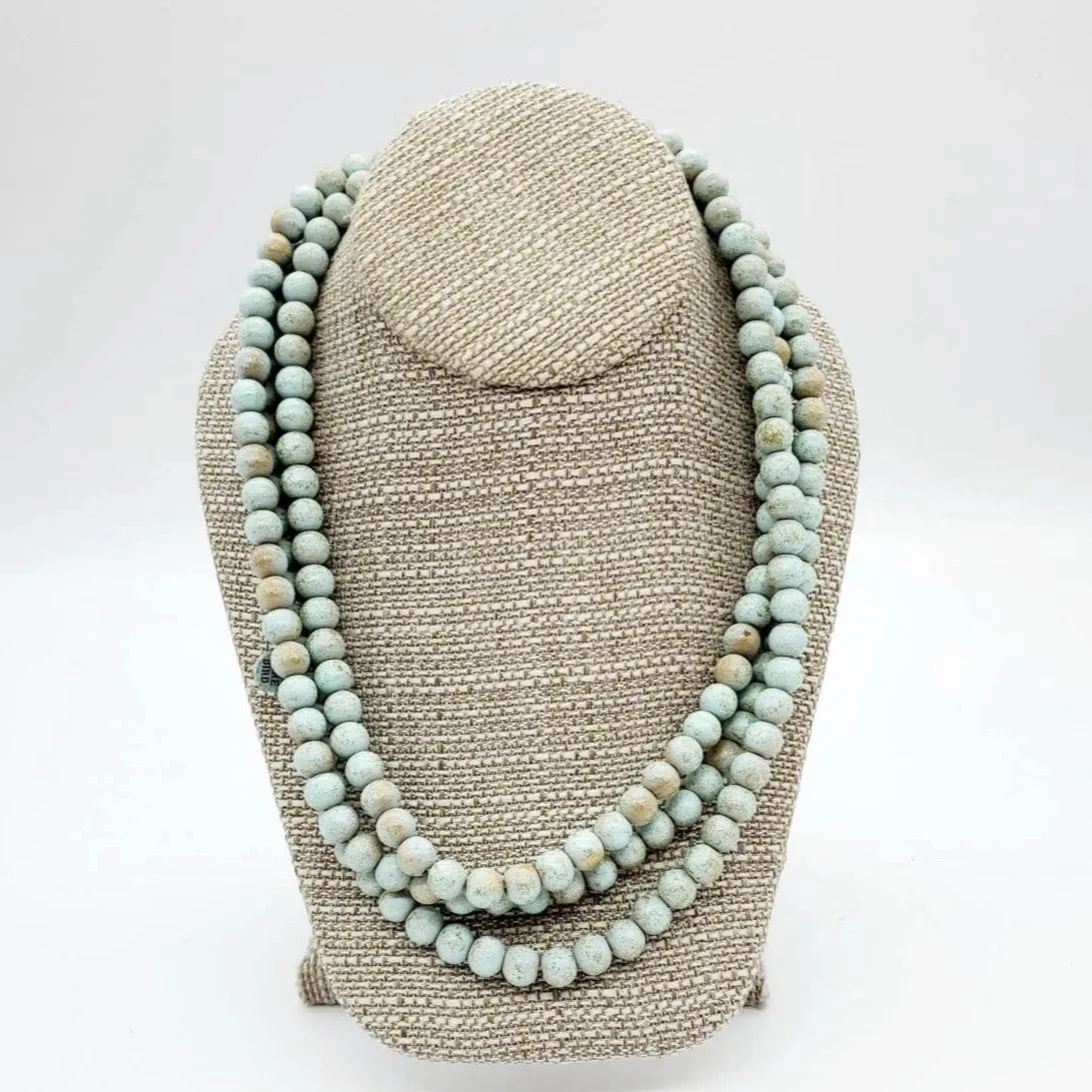 Teakwood Bead Necklace