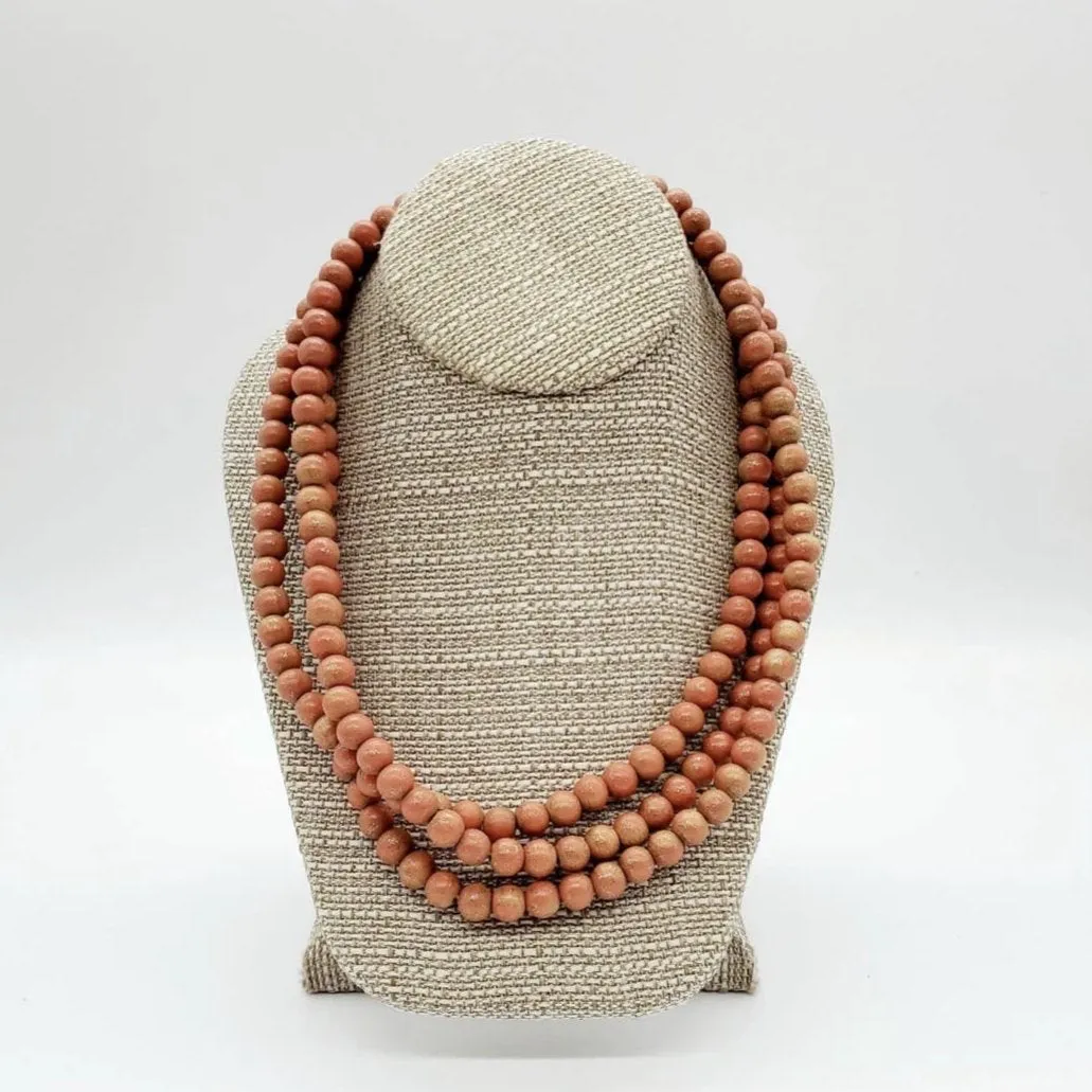 Teakwood Bead Necklace