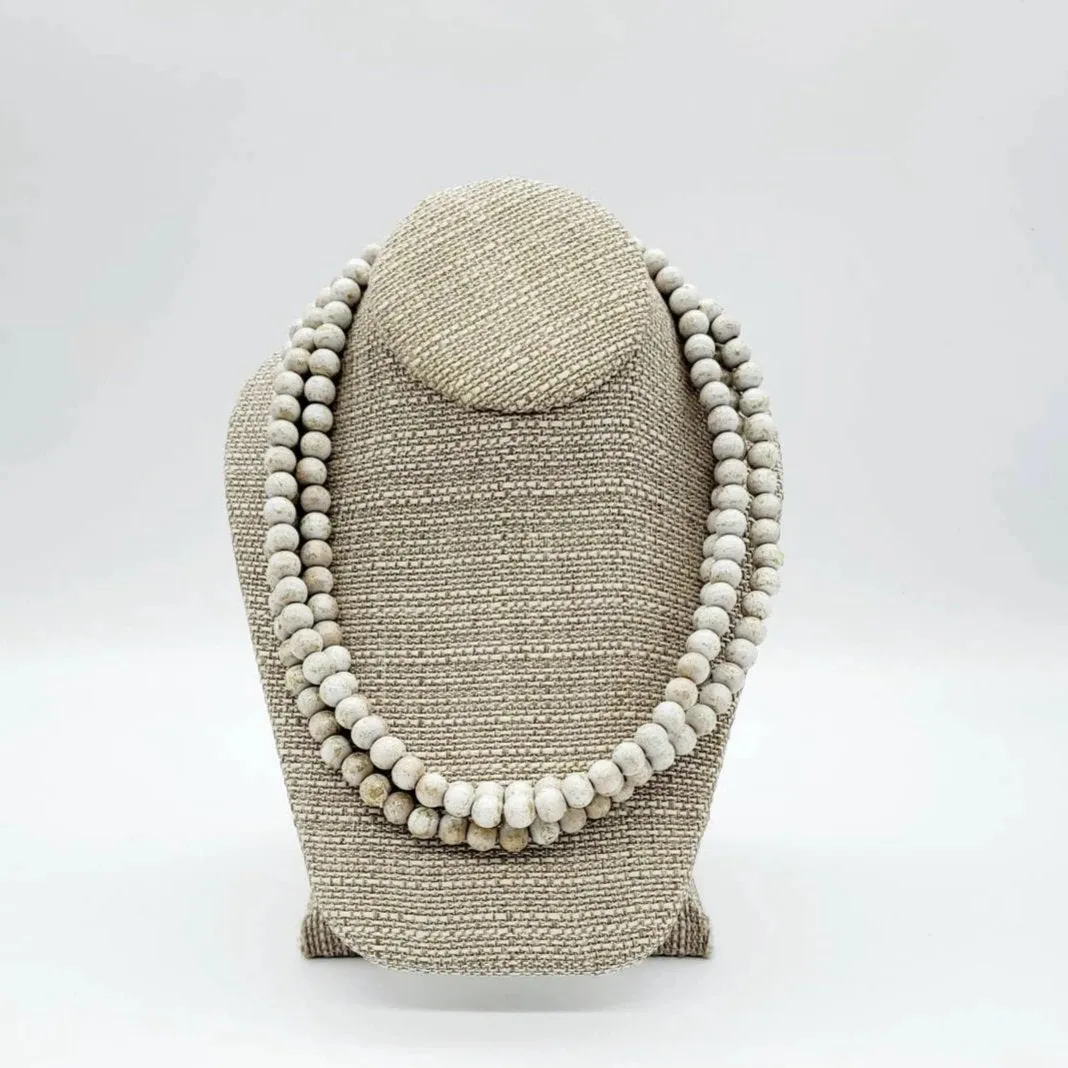Teakwood Bead Necklace