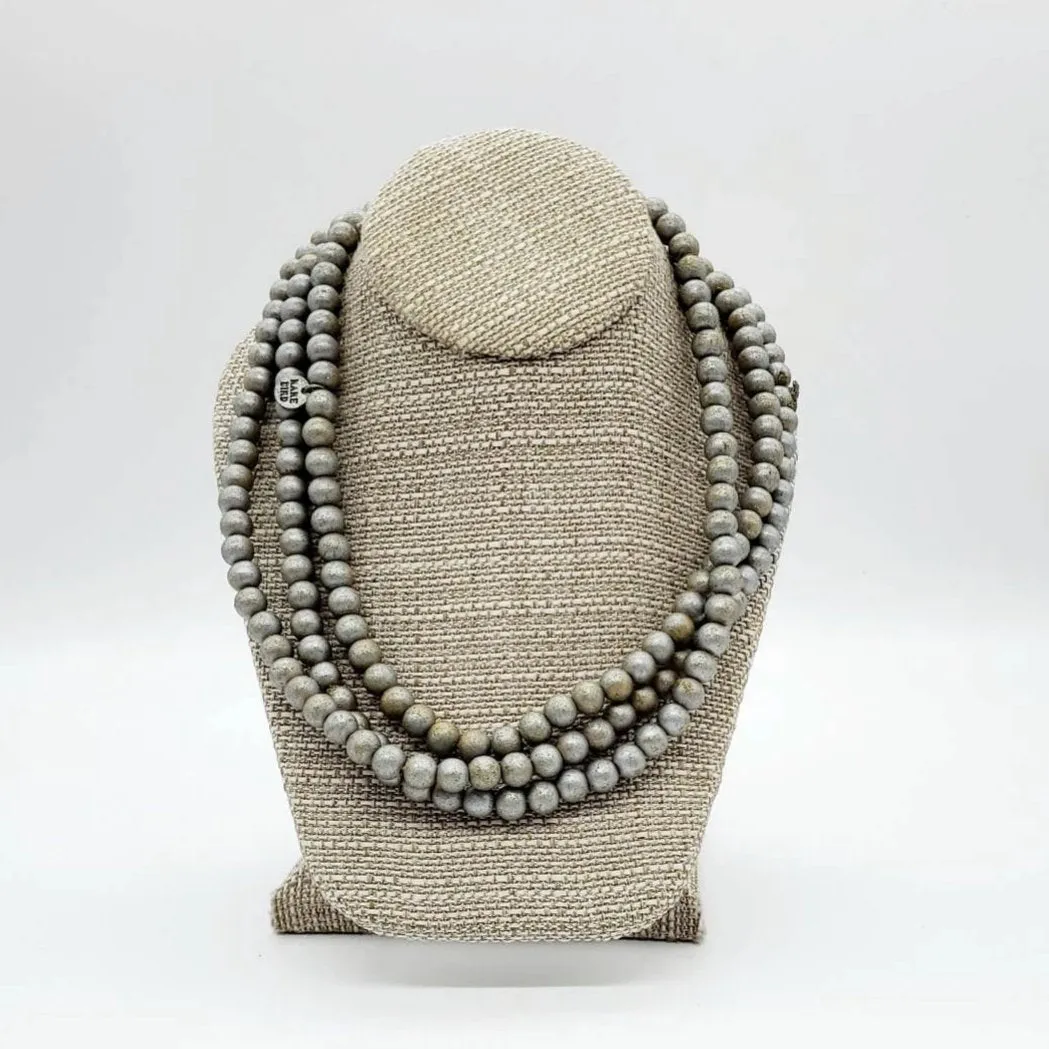 Teakwood Bead Necklace