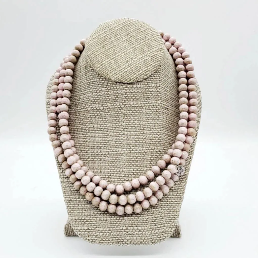 Teakwood Bead Necklace